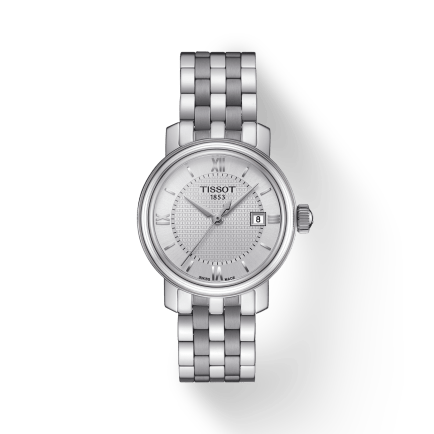 Tissot T Classic Bridgeport Lady Quartz Stainless Steel Watch For Women - T097.010.11.038.00