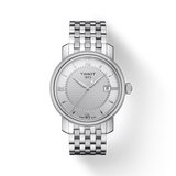 Tissot T Classic Bridgeport Silver Dial Silver Mesh Bracelet Watch For Men - T097.410.11.038.00