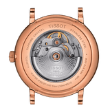 Tissot T Classic Carson Premium Automatic White Dial Rose Gold Steel Strap Watch for Men - T122.407.33.031.00