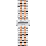 Tissot T Classic Carson Premium Diamonds White Dial Two Tone Steel Strap Watch for Women - T122.207.22.036.00