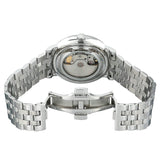 Tissot T Classic Carson Premium Powermatic 80 Black Dial Silver Steel Strap Watch For Men - T122.407.11.051.00