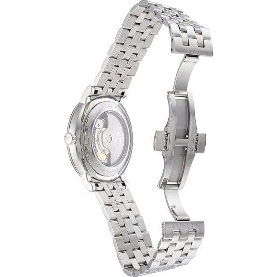 Tissot T Classic Carson Premium Powermatic 80 Black Dial Silver Steel Strap Watch For Men - T122.407.11.051.00