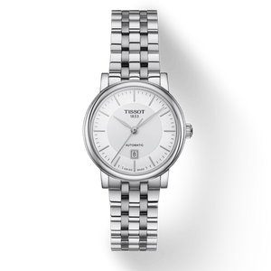 Tissot T Classic Carson Premium Silver Dial Silver Steel Strap Watch for Women - T122.207.11.031.00