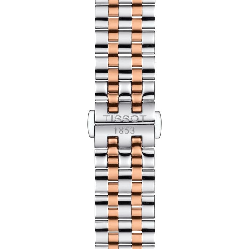 Tissot T Classic Carson Premium Silver Dial Two Tone Steel Strap Watch For Men - T122.410.22.033.00