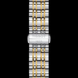 Tissot T Classic Carson Quartz White Dial Two Tone Steel Strap Watch for Men - T085.410.22.011.00