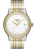 Tissot T Classic Carson Quartz White Dial Two Tone Steel Strap Watch for Men - T085.410.22.011.00