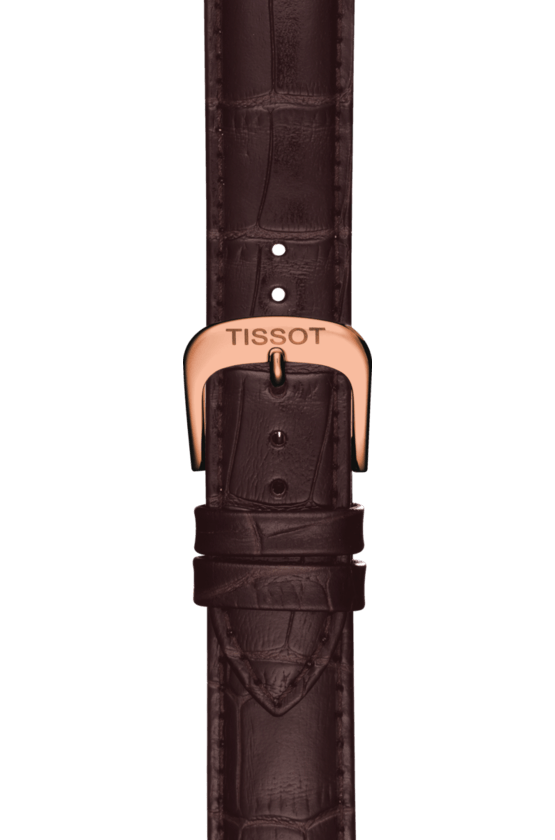 Tissot T Classic Carson White Dial Brown Leather Strap Watch For Men - T085.410.36.013.00