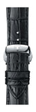 Tissot T Classic Chemin Des Tourelles Chronograph Black Dial Black Leather Strap Watch For Men - T099.427.16.058.00