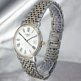 Tissot T Classic Desire White Dial Two Tone Watch For Men - T52.2.481.13