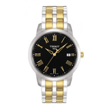 Tissot T Classic Dream Black Dial Two Tone Steel Strap Watch for Men - T033.410.22.053.01