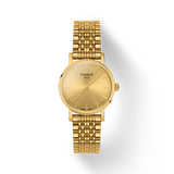 Tissot T Classic Everytime Desire Small Gold Dial Gold Mesh Bracelet Watch For Women - T109.210.33.021.00