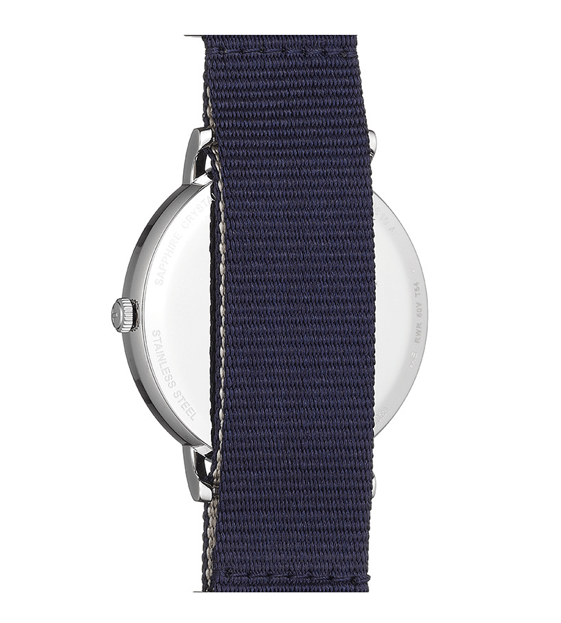 Tissot T Classic Everytime Large White Dial Blue NATO Strap Watch For Men - T109.610.17.037.00