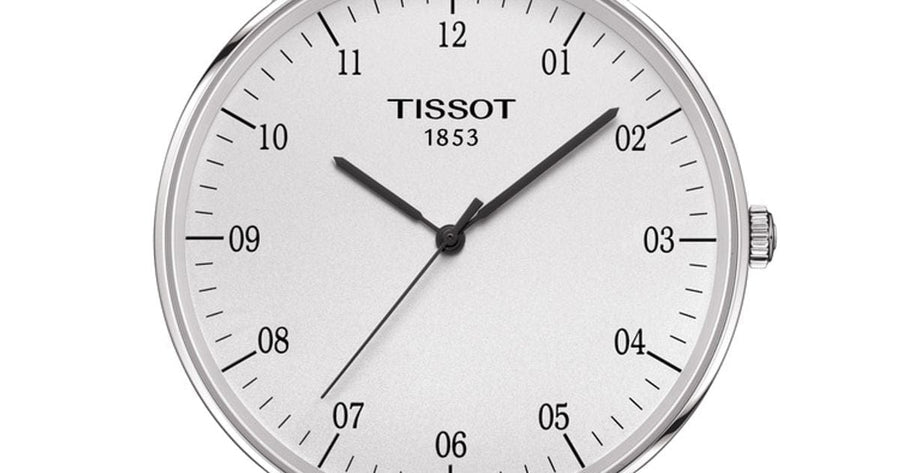 Tissot T Classic Everytime Large White Dial Blue NATO Strap Watch For Men - T109.610.17.037.00