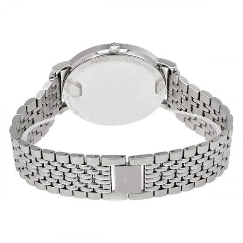 Tissot T Classic Everytime Large White Dial Silver Steel Strap Watch for Men - T109.610.11.031.00