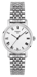 Tissot T Classic Everytime Small White Dial Silver Mesh Bracelet Watch For Women - T109.210.11.033.00