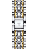 Tissot T Classic Everytime Small White Dial Two Tone Mesh Bracelet Watch For Women - T109.210.22.031.00