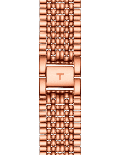 Tissot T Classic Everytime White Dial Rose Gold Mesh Bracelet Watch for Men - T109.610.33.032.00