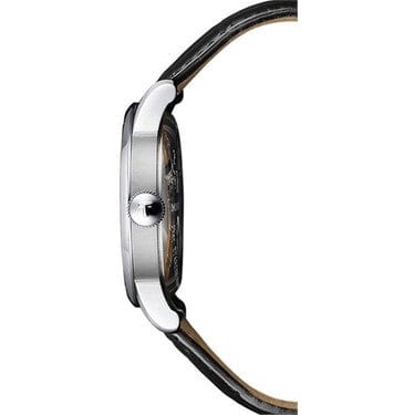 Tissot T Classic Le Locle Automatic Black Dial Black Leather Strap Watch For Men - T41.1.423.53