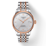 Tissot T Classic Le Locle Powermatic 80 Silver Dial Two Tone Steel Strap Watch For Men - T006.407.22.036.00