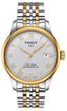 Tissot T Classic Le Locle Powermatic 80 Silver Dial Two Tone Steel Strap Watch For Men - T0064072203301