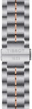 Tissot T Classic Luxury Powermatic 80 Black Dial Silver Steel Strap Watch For Men - T086.407.22.067.00