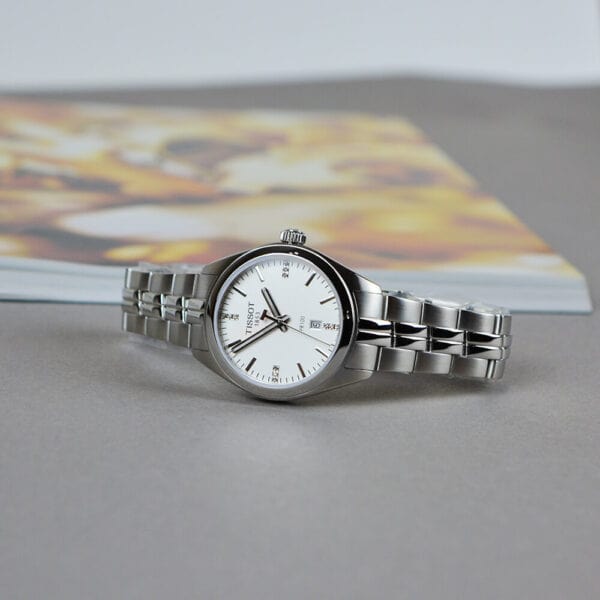 Tissot T Classic PR 100 Lady Silver Dial Watch For Women - T101.210.11.036.00