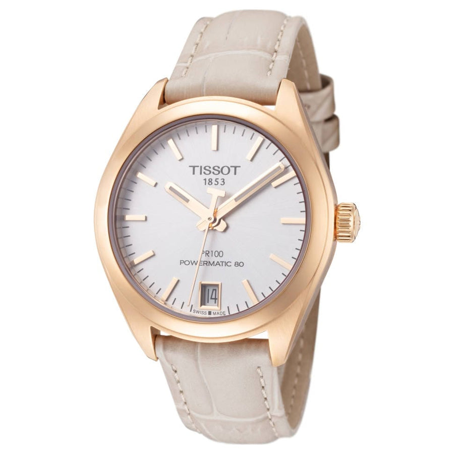 Tissot T Classic PR 100 Lady White Dial Watch For Women - T101.210.36.031.00