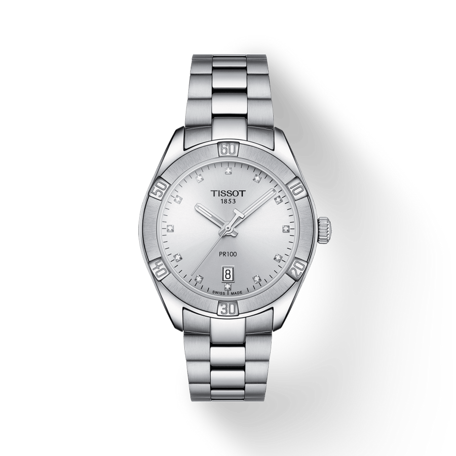 Tissot T Classic PR 100 Sport Chic Lady Watch For Women - T101.910.11.036.00