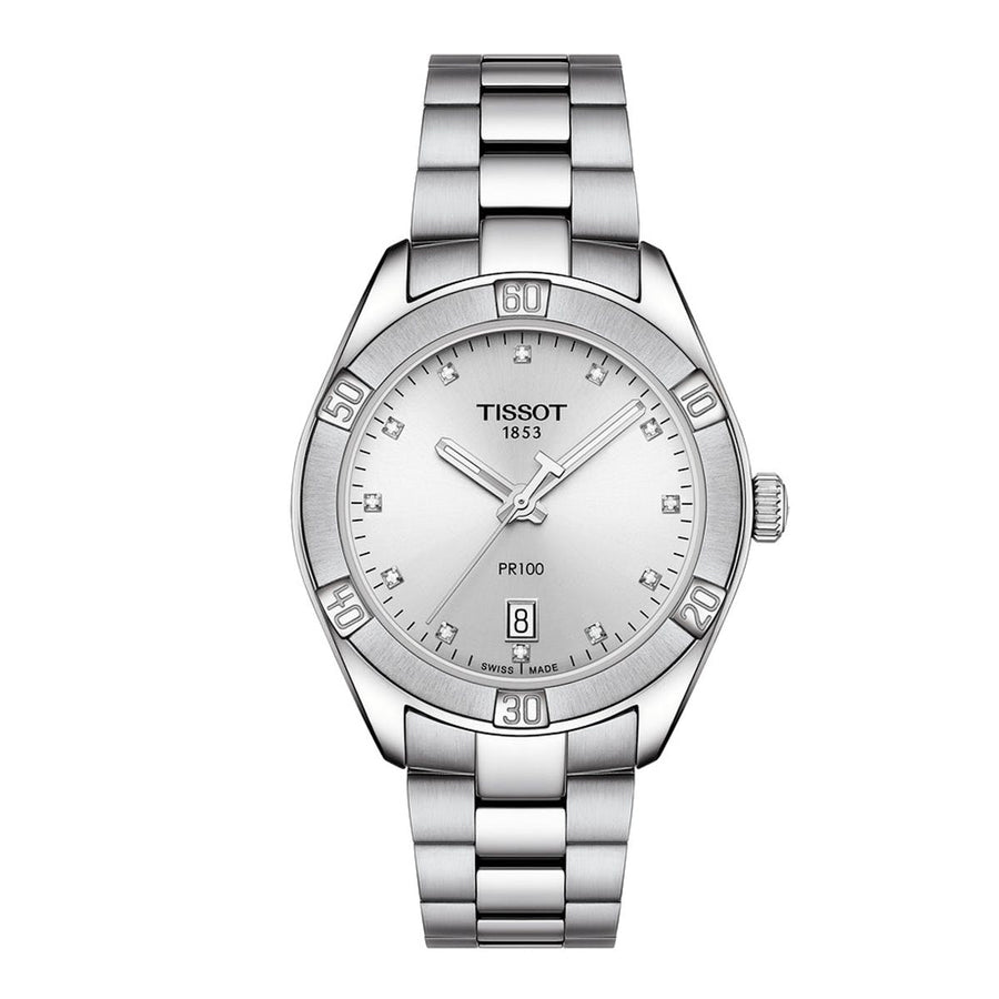 Tissot T Classic PR 100 Sport Chic Lady Watch For Women - T101.910.11.036.00