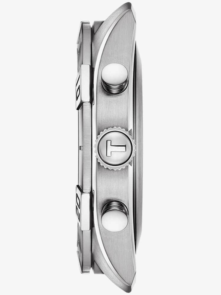 Tissot T Classic PR 100 Sport Chronograph Black Dial Silver Steel Strap Watch for Men - T101.617.11.051.00