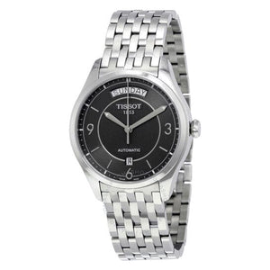 Tissot T Classic T One Automatic Grey Dial Silver Steel Strap Watch For Men - T038.430.11.067.00