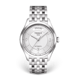 Tissot T Classic T One Automatic Silver Dial Silver Steel Strap Watch For Men - T038.430.11.037.00