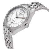 Tissot T Classic T One Automatic Silver Dial Silver Steel Strap Watch For Men - T038.430.11.037.00