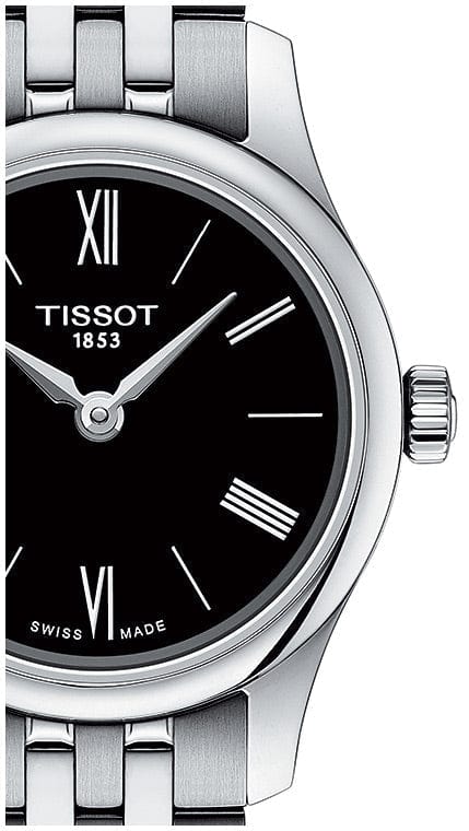 Tissot T Classic Tradition 5.5 Lady Black Dial Watch For Women - T063.009.11.058.00