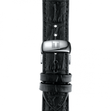 Tissot T Classic Tradition Black Dial Black Leather Strap Watch For Men - T063.610.16.052.00