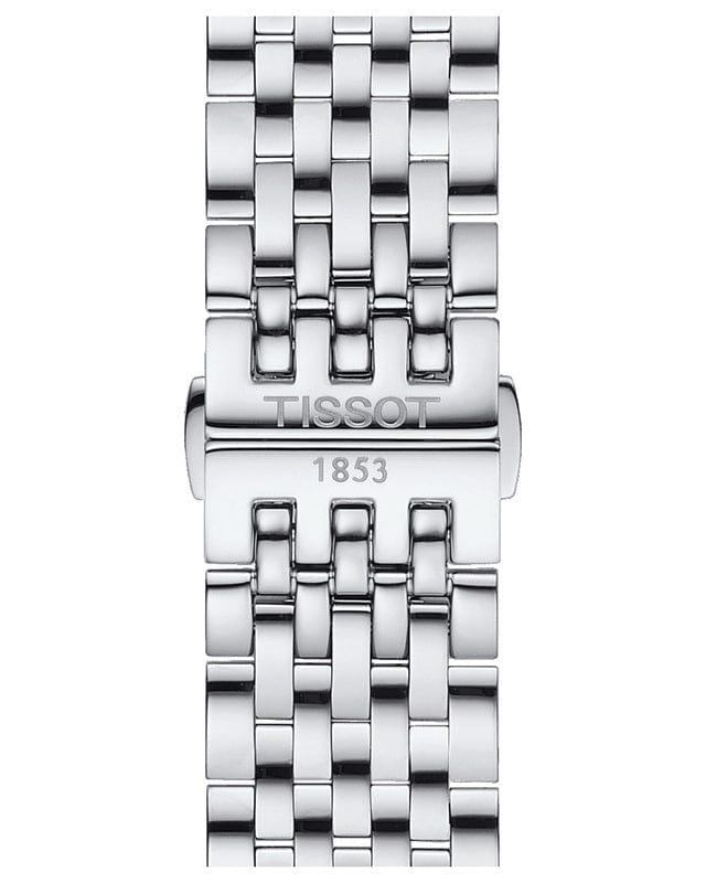 Tissot T Classic Tradition Black Dial Silver Steel Strap Watch For Men - T063.610.11.057.00