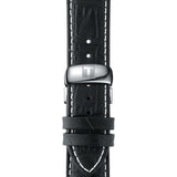 Tissot T Classic Tradition Chronograph Black Dial Black Leather Strap Watch For Men - T063.617.16.057.00