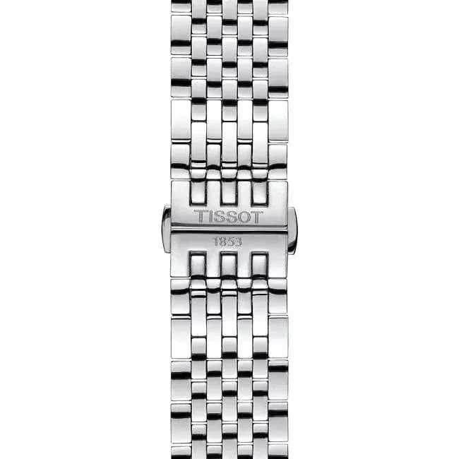 Tissot T Classic Tradition Chronograph Black Dial Silver Steel Strap Watch For Men - T063.617.11.067.00