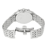 Tissot T Classic Tradition Chronograph Black Dial Silver Steel Strap Watch For Men - T063.617.11.067.00