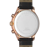 Tissot T Classic Tradition Chronograph White Dial Brown Leather Strap Watch For Men - T063.617.36.037.00