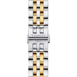 Tissot T Classic Tradition White Dial Two Tone Mesh Bracelet Watch for Women - T063.210.22.037.00