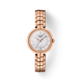 Tissot T Lady Flamingo Mother of Pearl Dial Rose Gold Steel Strap Watch For Women - T094.210.33.111.01