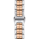 Tissot T Lady Flamingo Mother of Pearl White Dial Two Tone Steel Strap Watch For Women - T094.210.22.111.00