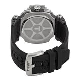 Tissot T Race Chronograph Anthracite Black Dial Black Silicone Strap Watch For Men - T115.417.27.061.00