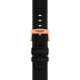 Tissot T Race Chronograph Black Dial Black Rubber Strap Watch For Men - T141.417.37.051.00