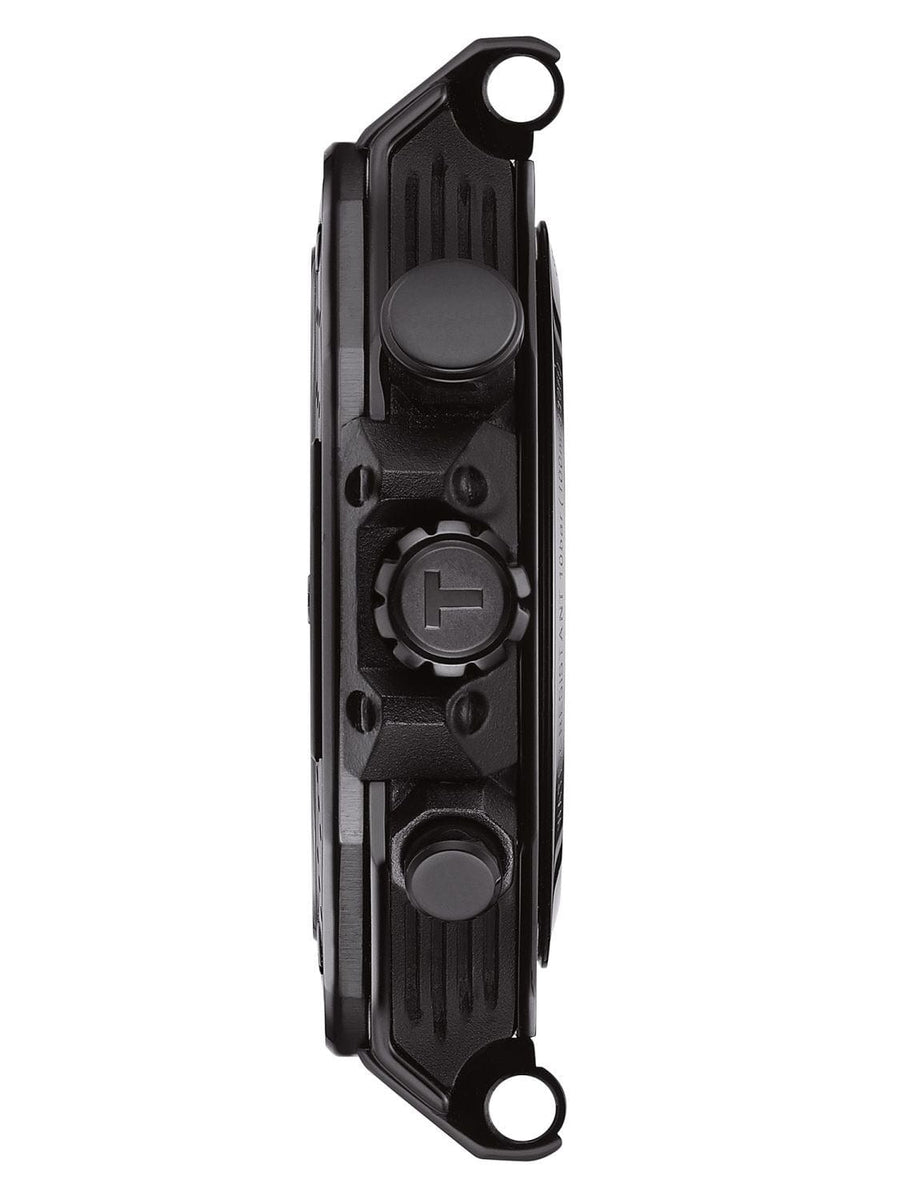 Tissot T-Race Chronograph Black Dial Black Rubber Strap Watch for Men - T141.417.37.061.00
