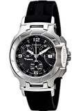 Tissot T Race Chronograph Black Dial Black Rubber Strap Watch for Women - T048.217.17.057.00