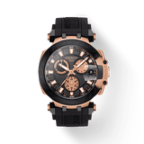 Tissot T Race Chronograph Black Dial Black Silicone Strap Watch For Men - T115.417.37.051.00