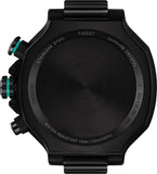 Tissot T Race Chronograph Black Dial Green Rubber Strap Watch for Men - T141.417.37.051.01