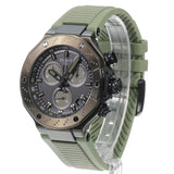 Tissot T Race Chronograph Black Dial Green Rubber Strap Watch for Men - T141.417.37.061.02